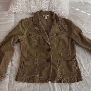Sussan Brown Corduroy Tailored Blazer